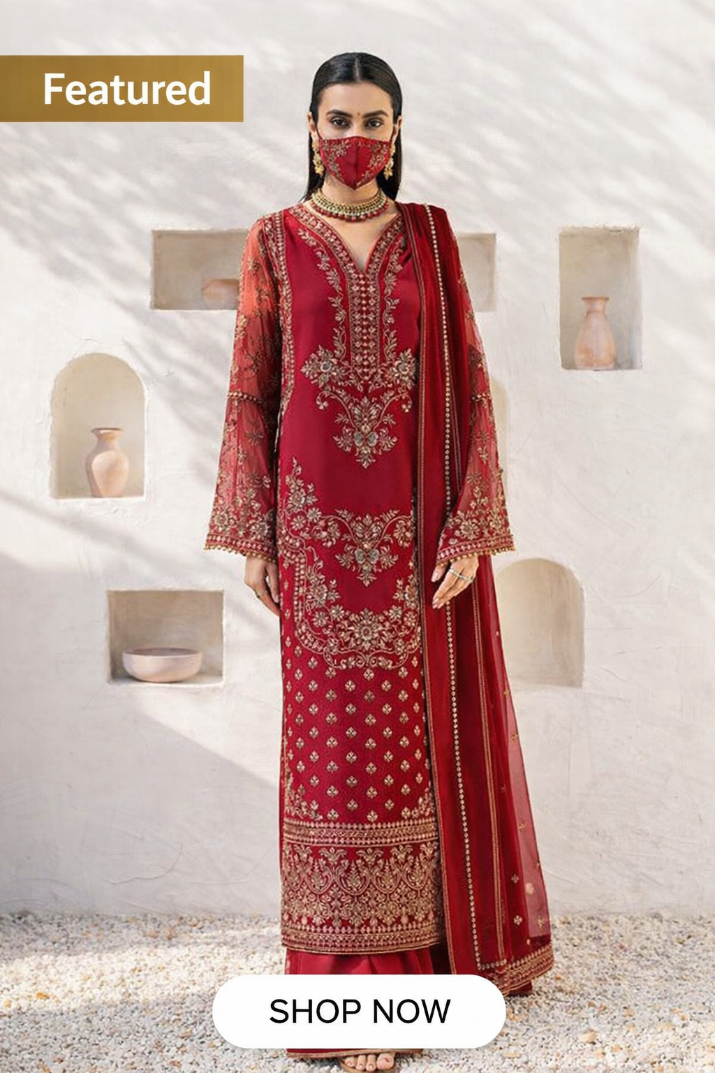 Chiffon Suit – Full Hand Mend, 4 Colors