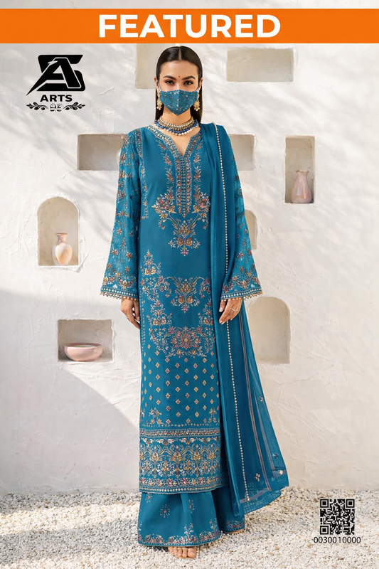 Premium Chiffon Dress – Hand Mend Finish
